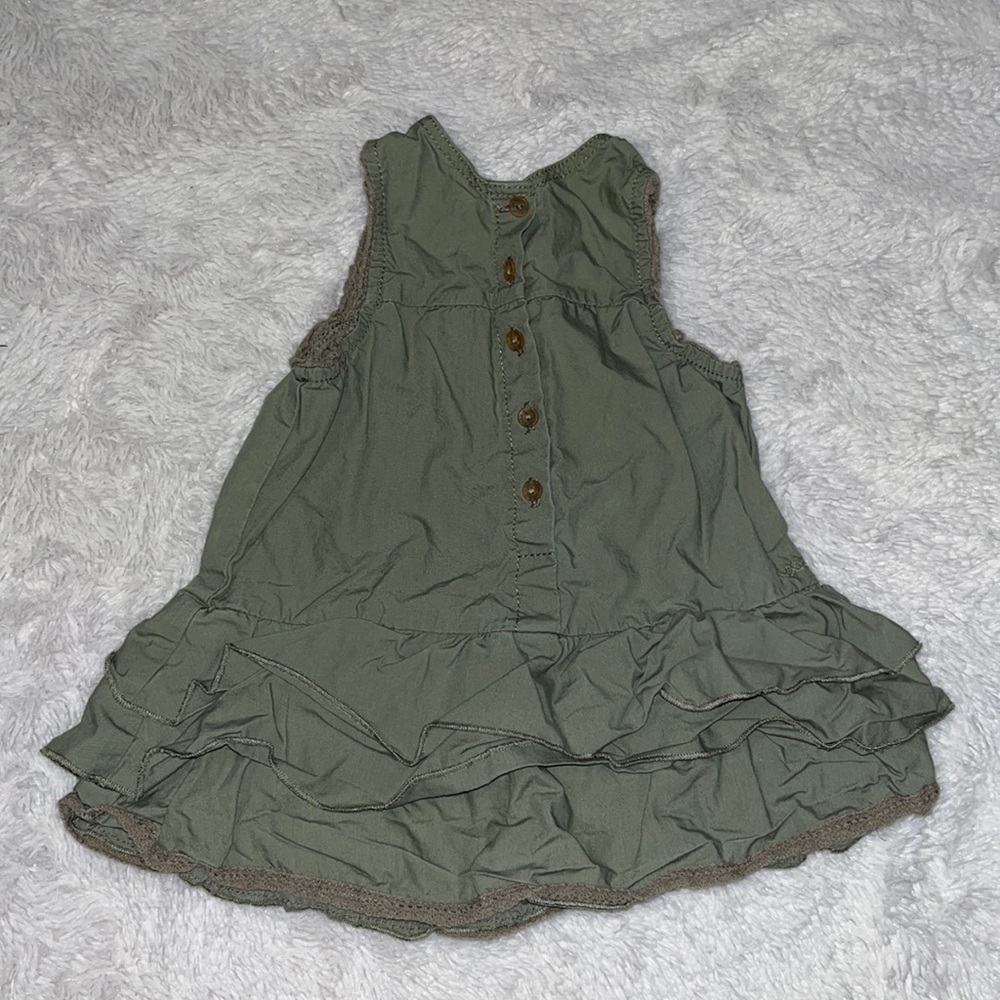 Mexx green dress 2-4 months